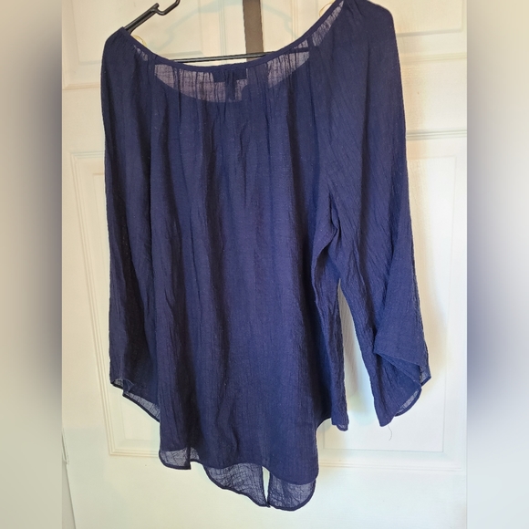 (492) ALYX Woman's Blouse, Size: XL Color: Blue - Picture 7 of 9